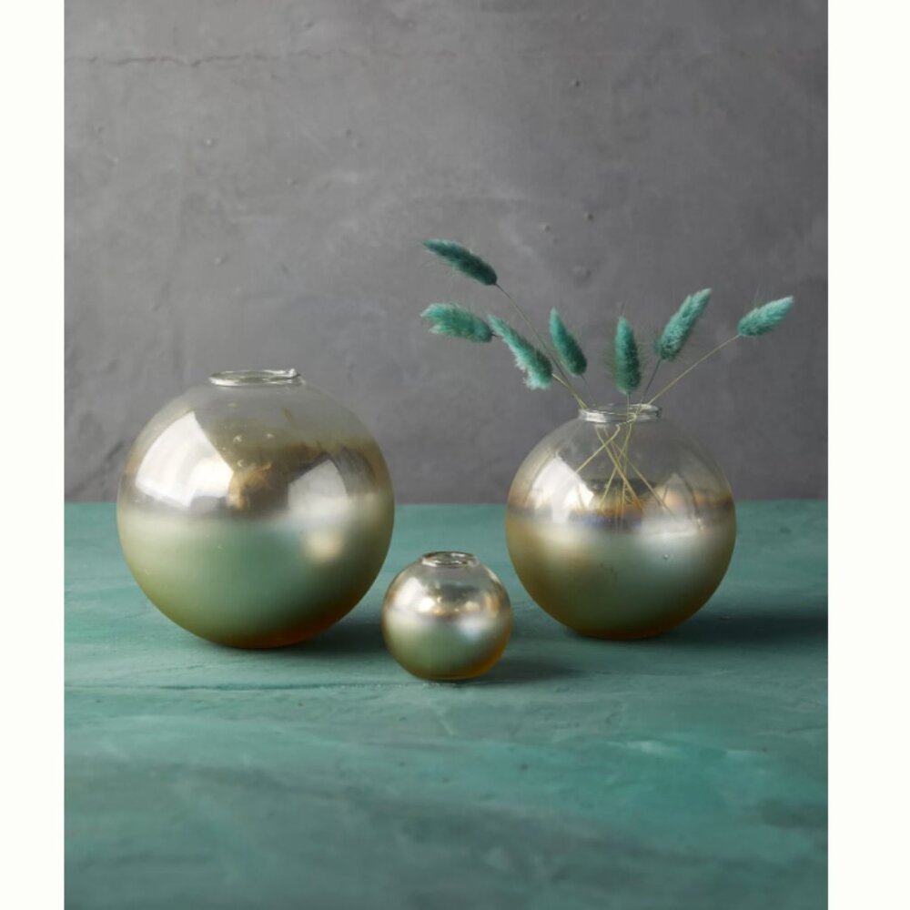 Iridescent Vase Set of 3